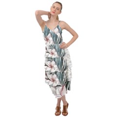 Tropical T- Shirt Tropical Garden Sheet T- Shirt Layered Bottom Dress by maxcute