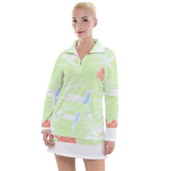 Tropical T- Shirt Tropical Gorgeous Deforest T- Shirt Women s Long Sleeve Casual Dress by maxcute