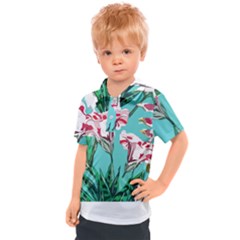 Tropical T- Shirt Tropical Gorgeous Oppositiflor T- Shirt Kids  Polo Tee