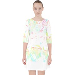 Tropical T- Shirt Tropical Graceful Blossoming T- Shirt Quarter Sleeve Pocket Dress by maxcute