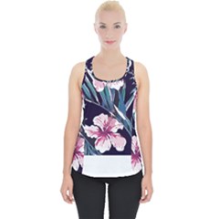 Tropical T- Shirt Tropical Graceful Flower T- Shirt Piece Up Tank Top by maxcute