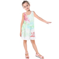 Tropical T- Shirt Tropical Graceful Forestry T- Shirt Kids  Sleeveless Dress by maxcute