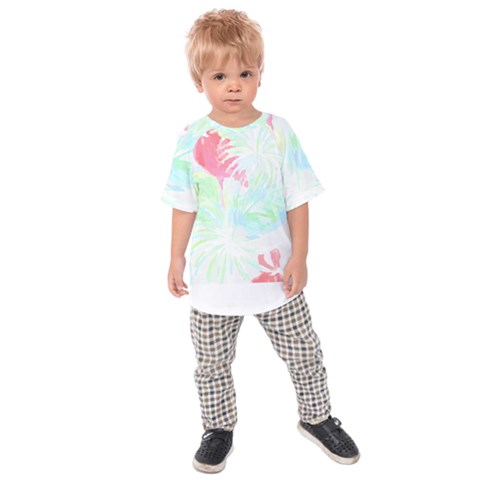 Tropical T- Shirt Tropical Graceful Forestry T- Shirt Kids  Raglan Tee by maxcute