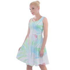 Tropical T- Shirt Tropical Graceful Forestry T- Shirt Knee Length Skater Dress by maxcute