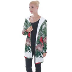 Tropical T- Shirt Tropical Handsome Flourishing T- Shirt Longline Hooded Cardigan by maxcute