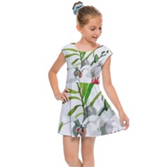 Tropical T- Shirt Tropical Handsome Preforation T- Shirt Kids  Cap Sleeve Dress by maxcute