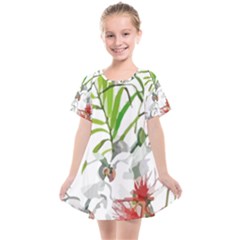 Tropical T- Shirt Tropical Handsome Preforation T- Shirt Kids  Smock Dress by maxcute