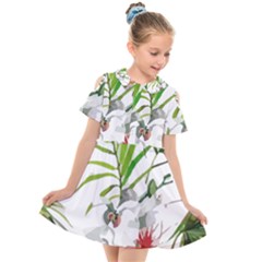 Tropical T- Shirt Tropical Handsome Preforation T- Shirt Kids  Short Sleeve Shirt Dress by maxcute