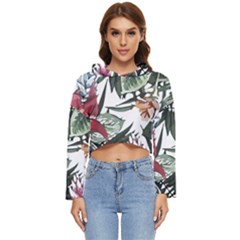 Tropical T- Shirt Tropical Handsome Sprout T- Shirt Women s Lightweight Cropped Hoodie by maxcute