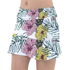 Tropical T- Shirt Tropical Magnificent Flower T- Shirt Classic Tennis Skirt