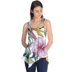 Tropical T- Shirt Tropical Modern Summer T- Shirt Sleeveless Tunic by maxcute