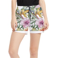 Tropical T- Shirt Tropical Modern Summer T- Shirt Women s Runner Shorts by maxcute