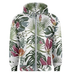 Tropical T- Shirt Tropical Pattern Antler T- Shirt Men s Zipper Hoodie by maxcute