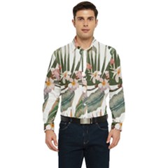 Tropical T- Shirt Tropical Pattern Quiniflore T- Shirt Men s Long Sleeve  Shirt by maxcute