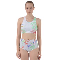 Tropical T- Shirt Tropical Sublime Blossom T- Shirt Racer Back Bikini Set by maxcute