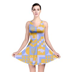 Ukraine T- Shirt Ukraine Pattern Reversible Skater Dress