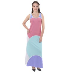 Very Peri T- Shirt Large Very Peri Pattern T- Shirt Sleeveless Velour Maxi Dress by maxcute