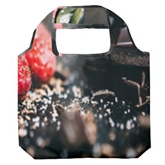 Chocolate Dark Premium Foldable Grocery Recycle Bag by artworkshop