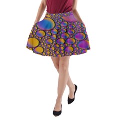 Bubble Color A-line Pocket Skirt by artworkshop