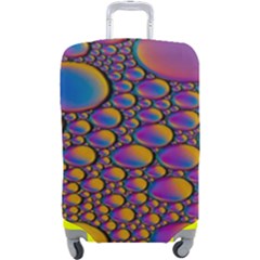 Bubble Color Luggage Cover (large) by artworkshop