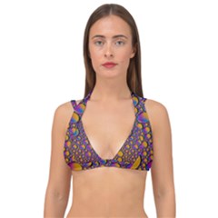 Bubble Color Double Strap Halter Bikini Top by artworkshop