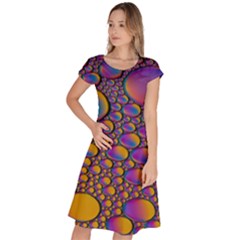 Bubble Color Classic Short Sleeve Dress by artworkshop