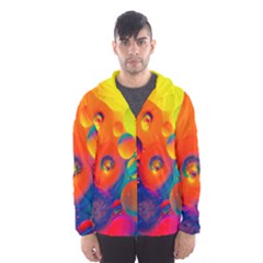 Colorfull Pattern Men s Hooded Windbreaker by artworkshop