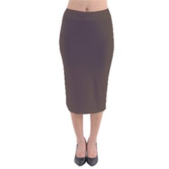 Mahogany Muse Velvet Midi Pencil Skirt by HWDesign