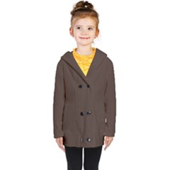 Mahogany Muse Kids  Double Breasted Button Coat by HWDesign