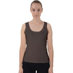 Mahogany Muse Velvet Tank Top by HWDesign