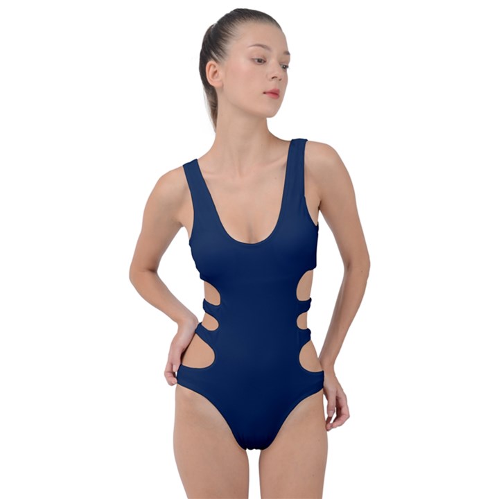 Sapphire Elegance Side Cut Out Swimsuit