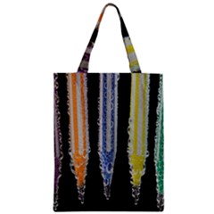 Pencil Colorfull Pattern Zipper Classic Tote Bag by artworkshop