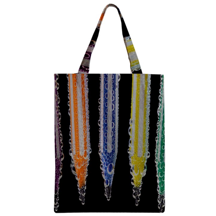 Pencil colorfull pattern Zipper Classic Tote Bag