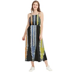 Pencil Colorfull Pattern Boho Sleeveless Summer Dress by artworkshop