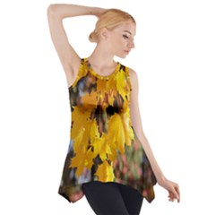 Amazing Arrowtown Autumn Leaves Side Drop Tank Tunic by artworkshop