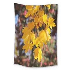 Amazing Arrowtown Autumn Leaves Large Tapestry by artworkshop