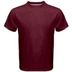 Burgundy Scarlet Men s Cotton Tee by BohoMe