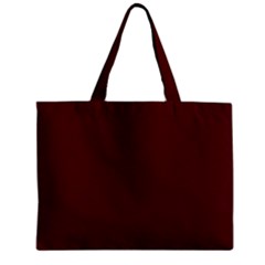 Burgundy Scarlet Zipper Mini Tote Bag by BohoMe