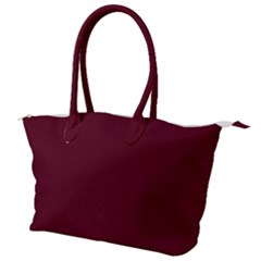 Burgundy Scarlet Canvas Shoulder Bag by BohoMe