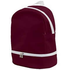 Burgundy Scarlet Zip Bottom Backpack