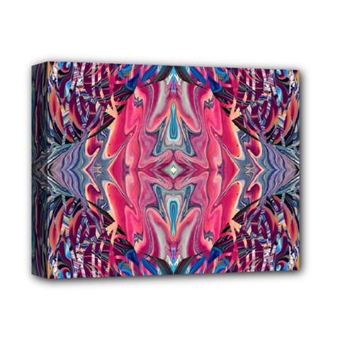 Abstract Arabesque Deluxe Canvas 14  X 11  (stretched) by kaleidomarblingart