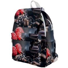 Chocolate Dark Top Flap Backpack by artworkshop