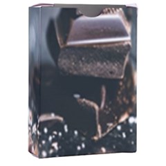 Chocolate Dark Playing Cards Single Design (rectangle) With Custom Box by artworkshop