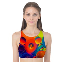 Colorfull Pattern Tank Bikini Top by artworkshop