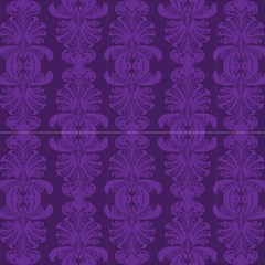 Purple Ornate Embellishment Pattern by orangesarepink
