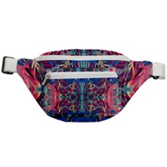 Cobalt Arabesque Fanny Pack by kaleidomarblingart