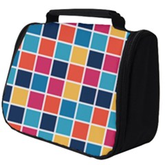 Square Plaid Checkered Pattern Full Print Travel Pouch (big) by Ravend
