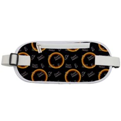 Abstract Pattern Background Rounded Waist Pouch