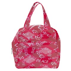 Background Peace Doodles Graphic Boxy Hand Bag