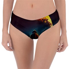 Leadership Alien Soldier Warrior Fantasy Reversible Classic Bikini Bottoms by Ravend